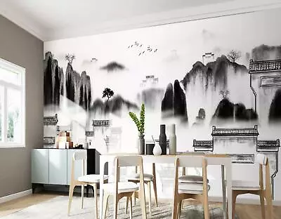 3D Mountain 1012NA Wallpaper Wall Murals Wall Paper Wall Print Decal Mural Fay • $18.99