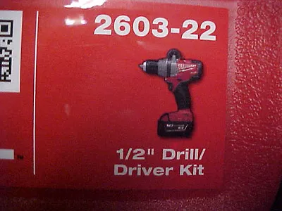 NEW Milwaukee M18 Fuel  Drill/Driver Case (CASE ONLY) - 2603-22 P31 • $29.99