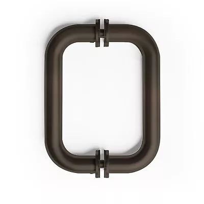 6 Inch Back To Back 'C' Pull Handle W/ Oil Rubbed Bronze Finish For Shower Door • £59.60