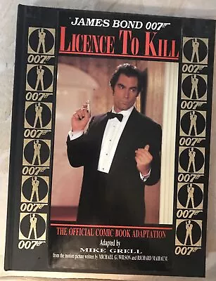 James Bond 007 License To Kill  (1989) Hardcover Eclipse Comics Mike Grell • $12