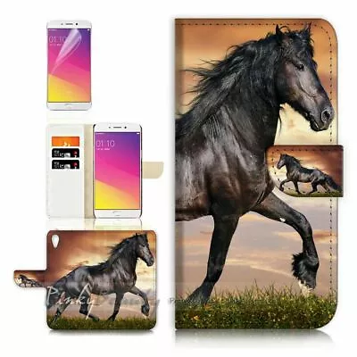 Horse TPU Phone Wallet Case Cover For New Optus X Start 2 - 21150 • $13.99