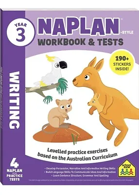 2022 Year 3 Naplan Style Writing Workbook Hinkler Learning Book Kids School Zone • $19.69