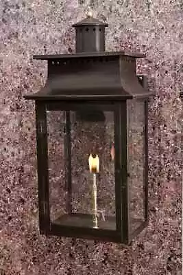 26  Colonial Style Copper Lantern Natural Gas W/Burner Assembly 26  X 13.5  • $599