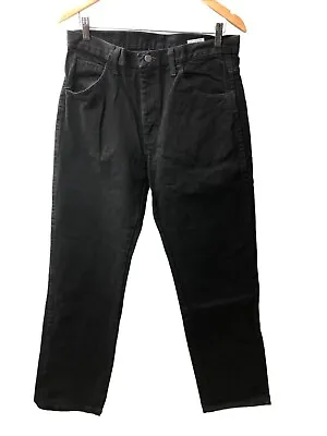 Men's Rustler By Wrangler Classic Regular Fit Straight Leg Jeans 32x30 Black • $22.48