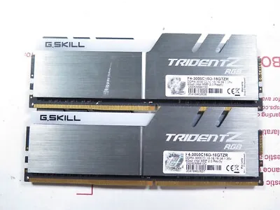 G.SKILL Trident Z 16GB DDR4 SDRAM Memory Module F4-3000C16D-16GTZR • $48