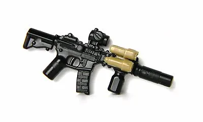 MK18 MAWL Assault Rifle Fits Compatible With Toy Brick Minifigures Army M4 • $2.56