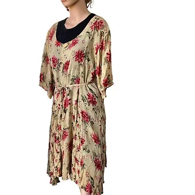 Semi Sheer Indian Gauze Bohemian Style Boho Loose Fitting Dress Cottagecore • $24