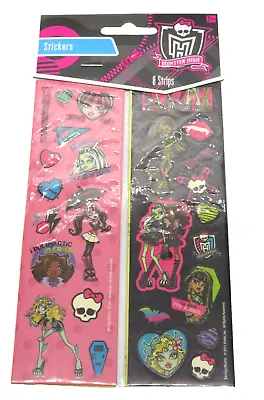 MONSTER HIGH Scary Stickers Mattel 8 Strip Package 2011 New • $9.95