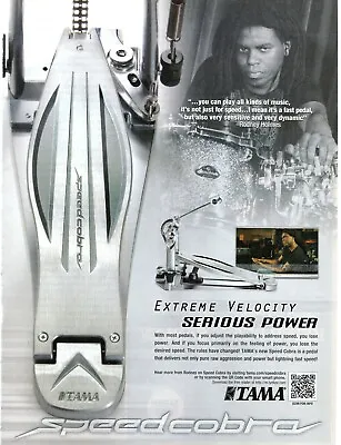 2011 Print Ad Of Tama Speed Cobra Bass Drum Pedal W Rodney Holmes • £9.64