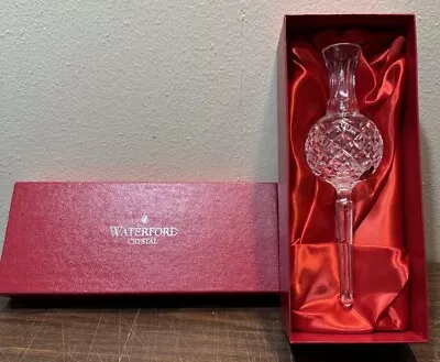Waterford Crystal Tree Top Topper Christmas Ornament 10  Ireland IN BOX • $129.99