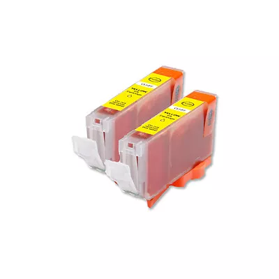 2 YELLOW Replacement Printer Ink For CLI-8 Canon MX850 MX700 MP500 MP610 MP830 • $5.96