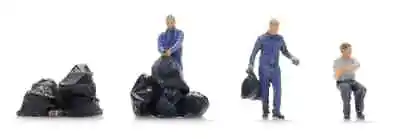 HO Scale People - 5870020 - Bin Men With Blue Overalls • $15.41