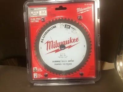$29 • Buy Milwaukee 48-40-4520 6-1/2  54t Circular Saw Blade Aluminum Cutting 
