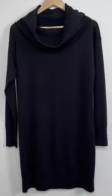 Anne Taylor 100% Merino Wool Cowl Neck Sweater Dress Sz Small Classic Cozy • $19.99