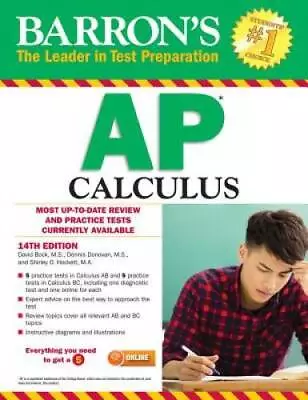 Barron's AP Calculus 14th Edition - Paperback By Bock M.S. David - GOOD • $4.04