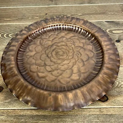 Craftsman Copper Arts And Crafts Charger Plate 901 • $88