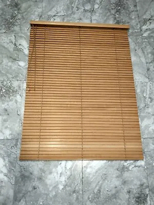 1  Inch Real Wood Blinds Brown Approximately 34¼ X 45  Long • $59.99