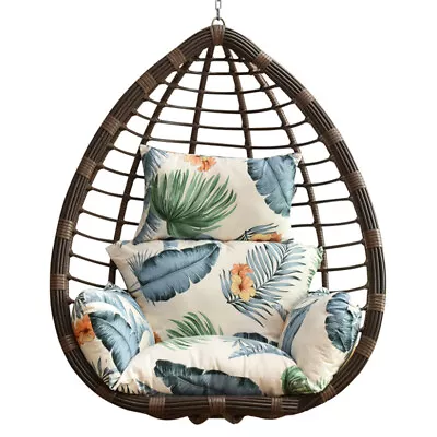 Garden Egg Chair Seat Pad Swing Hanging Chair Cushion Indoor Outdoor Patio Mat • £28.99