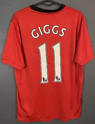 Men's Fc Manchester United 2009/2010 Giggs Football Soccer Shirt Jersey Size M • $53.99