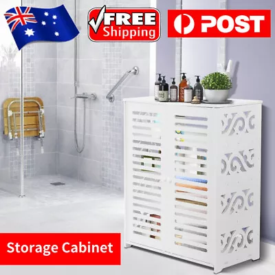 $49.88 • Buy 4 Tiers Shoe Cabinet Rack Storage Organiser Cupboard Bedroom White Waterproof