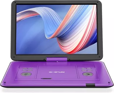 17.5  Portable DVD With 15.6  Large HD Screen 6 Hours Battery Sync TV HDMI AV • $99.98