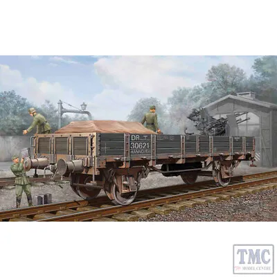 PKTM01518 Trumpeter 1:35 Scale German Railway Gondola Car (Low Sides) • £38.53