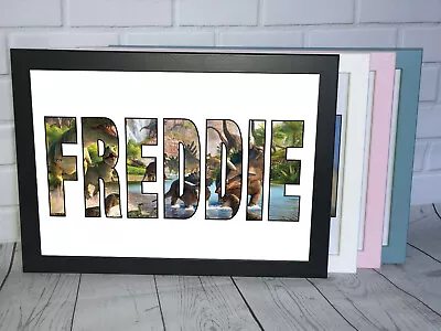 £3.99 • Buy Personalised Name WordArt Gift Keepsake Birthday Christmas Present -Dinosaur