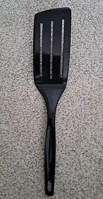 Foley Nylon Black Three Slot Long Blade Narrow Spatula Flipper Turner 12.5” • $15.95