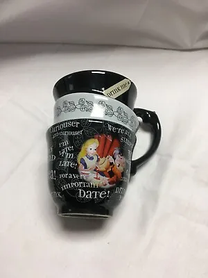 Disney Alice In Wonderland Triple Stacked Mad Hatter Coffee Tea Cup Mug Drink Me • $19.98