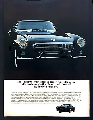 £10.30 • Buy 1963 Volvo P1800 Coupe Photo  The Least Expensive GT Car  Vintage Print Ad