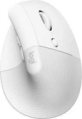 Logitech Lift Vertical Ergonomic Mouse Wireless For Mac OS - White • $41.95