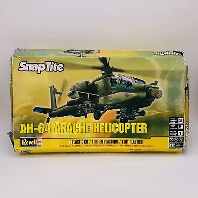 SnapTite Revell AH-64 Apache Helicopter 85-1183 1:72 Scale 2015 New Damaged Box • $24.99