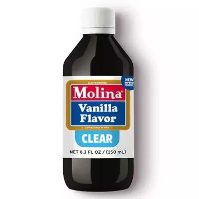 Molina Mexican Clear Vanilla 8.3 Fl Oz. (250ml) • $4.45