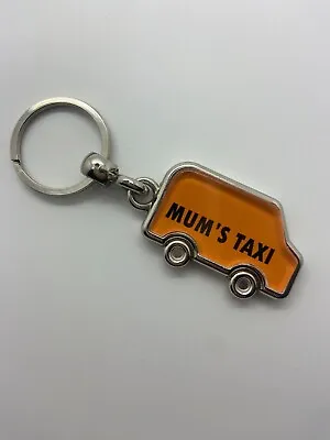 Personalised Car Van Shaped Keyring - Any Name Or Reg Number - Mum's Taxi  • £3.99