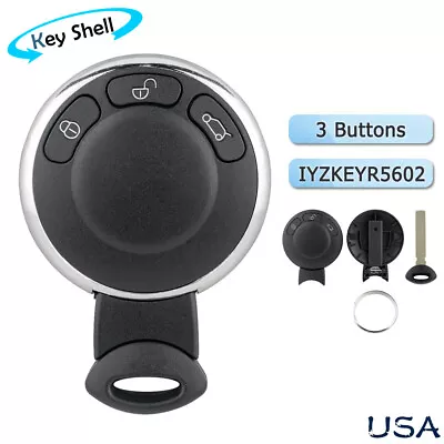 Replacement For 2007-2014 BMW Mini Cooper Smart Remote Entry Key Fob Case Shell • $11.29