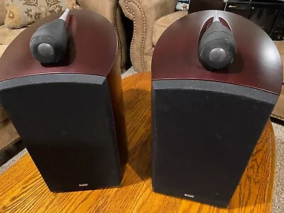 Pair Of Bowers & Wilkins Nautilus 805 Cherry Wood Stereo Speakers • $2000