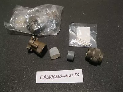 ITT Canon Military 4 Pin Screw Connector CA3106E20-24SF80 • $25