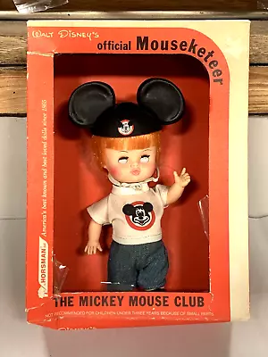 VTG Walt Disney Official Mouseketeer Boy Doll The Mickey Mouse Club Horsman (SH) • $65