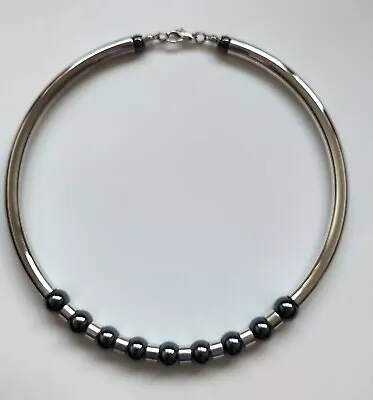 Haematite Bead Choker Style Necklace • £6