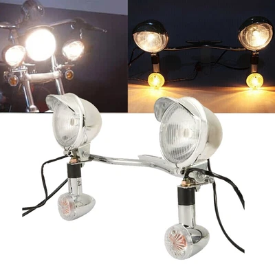 $69.99 • Buy Passing Turn Signals Spot Lights Fit For Victory V92C V92SC V92TC Deluxe Classic