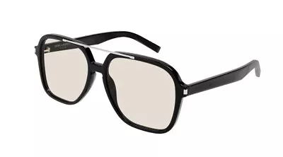 Saint Laurent SL 545 001 Black/Yellow Square Women's Sunglasses • $327.99