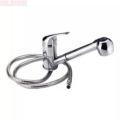 Complete Shower & Mixer Set Hot Cold Chrome Plated Boat Caravan RV • $198.95