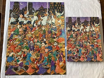 100% Complete! Springbok Party Animals *500 Piece Puzzle Concert Music Pig Panda • $22.99