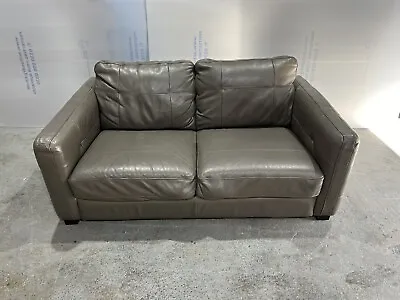 Roomes | Luxury Two Seater Leather Sofa | Excellent Condition | Free Delivery • £170