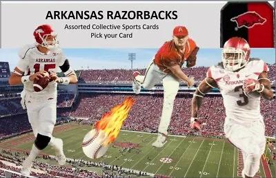 Arkansas Razorbacks Pick Your Card Autos #'d Parallels And Base Cards 🏈🏀⚾ • $7.99