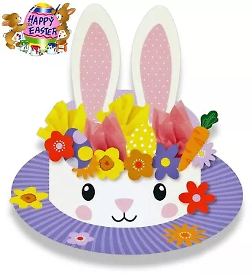 Easter Bonnet Kit Make Your Own Easter Bonnet Hat For Kids Easter Craft Supplies • £4.99