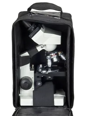 OMAX 40X-2000X Binocular Compound LED Microscope Mechanical Stage +Carrying Case • $248.99