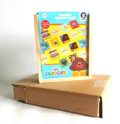 Hey Duggee Wooden Memory  Game Set  ~ New & Seald In Wooden Box • £8.50