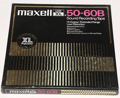 1 (one) Maxell UD/XL 50-60B Recording Tape Reel To Reel 1200 Ft Used Recorded • $11.95