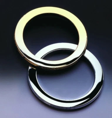 £14.28 • Buy New Lot Of 2 Jacuzzi Whirlpool Bath GU45826 Jet Trim Ring Cover - Brushed Nickel